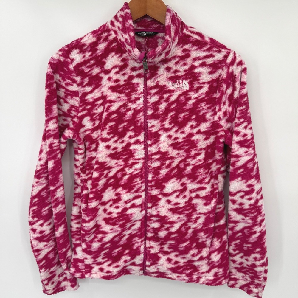 The North Face Fleece Jacket Girls XL 14/16 Pink Osito Full Zip 3-in-1 Inner